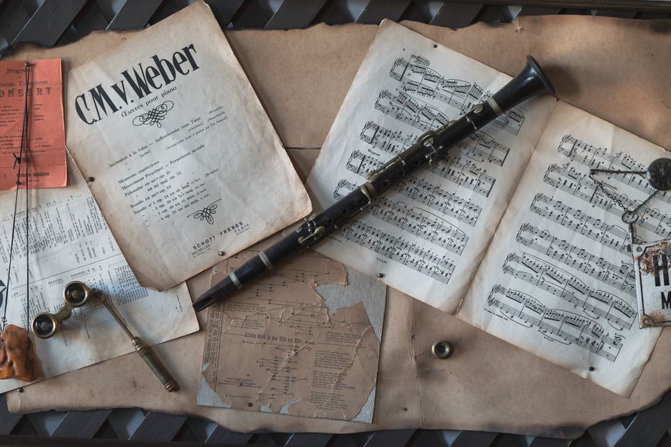 An old manuscript of sheet music